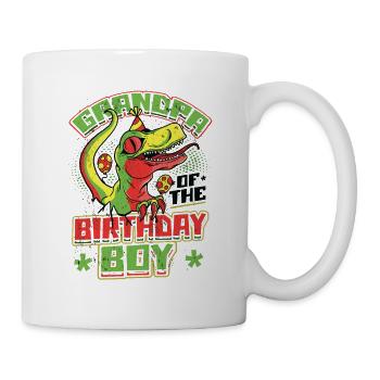 Grand-père du garçon d’anniversaire - Mug blanc - blanc - Droite