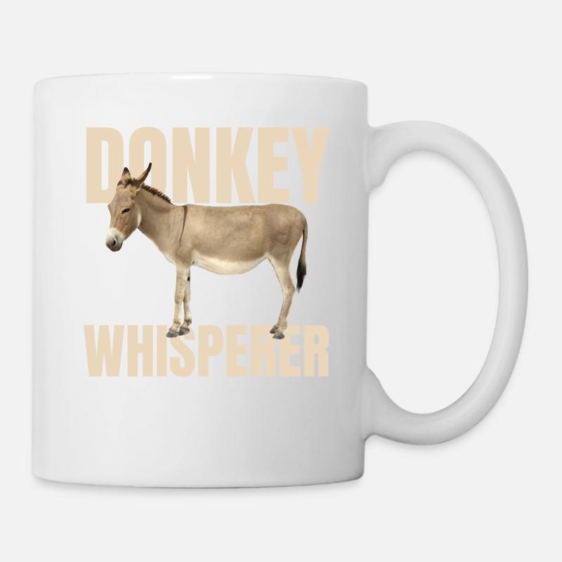 Chuchoteur d’âne - Mug blanc - blanc