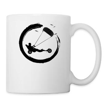Beach Kite Windracer Land Kite Kite Beach Sailor - Mug blanc - blanc - Droite