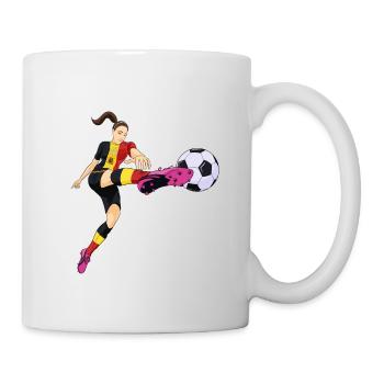 Équipe de Belgique de football I Football Belgique - Mug blanc - blanc - Droite