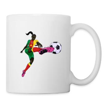 Équipe du Cameroun de football I Football Cameroun - Mug blanc - blanc - Droite