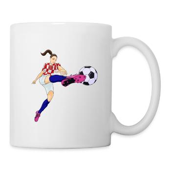 Équipe de Croatie de football I Football Croatie - Mug blanc - blanc - Droite