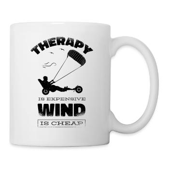 Beach Kite Windracer Land Kite Kite Beach Sailor - Mug blanc - blanc - Droite