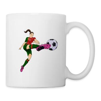 Équipe du Portugal de football I Football Portugal - Mug blanc - blanc - Droite
