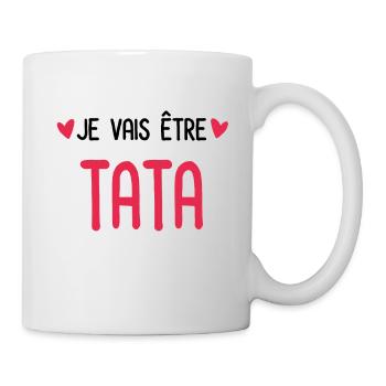je vais être Tata Annonce grossesse future Tata - Mug blanc - blanc - Droite