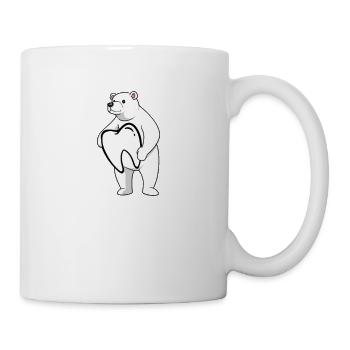 Der Molar Bär ist mein Seelentier für - Tasse - Weiß - Rechts