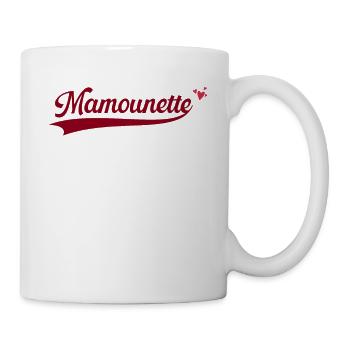 Mamounette Idée Cadeau Pour La Fête Des Mères - Mug blanc - blanc - Droite