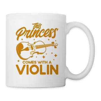 Orchestra Violinist Violin Lover Gift - Mug - white - Right