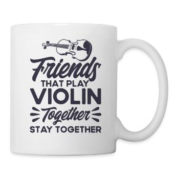 Violoniste d’orchestre Amateur de violon Cadeau de violon - Mug blanc - blanc - Droite