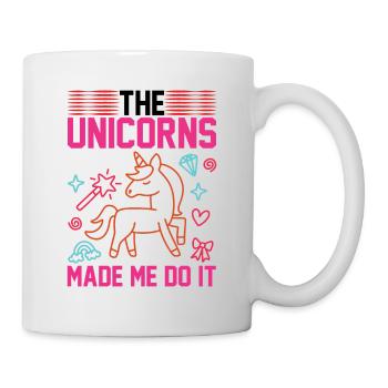 The unicorns made me Unicorn - Mug - white - Right