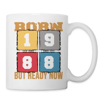 1988 Birthday 34 Years Retro Anniversary Edition - Mug - white - Right