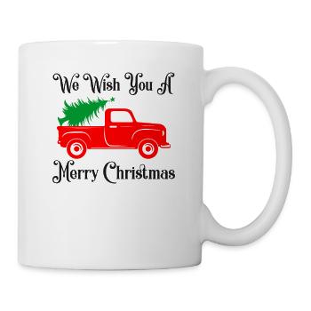 Ugly Christmas We wish you a Merry Christmas - Mug - white - Right