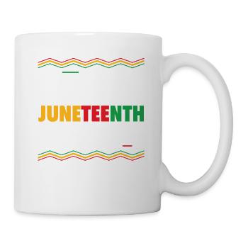 Happy Juneteenth For Y'all Free Melanated - Mug - white - Right