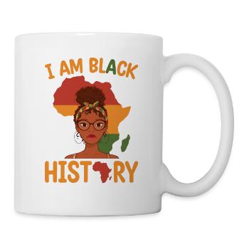 I'm Black Story Mother's Day Juneteenth - Mug - white - Right
