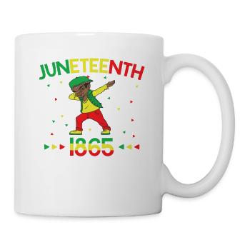 Juneteenth 1865 Black Declaration of Freedom - Mug - white - Right
