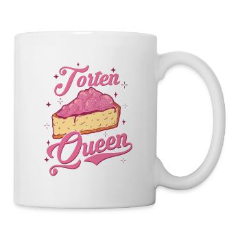 Torten Queen Bäckerin Torten Konditor - Tasse - Weiß - Rechts