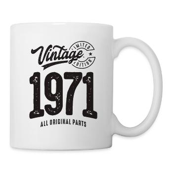 Millésime né en 1971 - 51ème anniversaire - Mug blanc - blanc - Droite