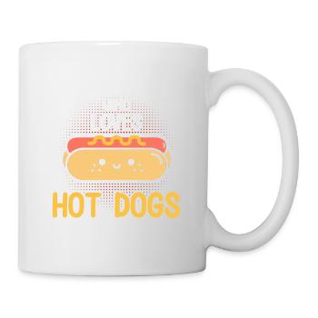 Hotdog Food Lover Hotdogs Contest Hotdog-verkäufer - Tasse - Weiß - Rechts