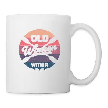 Kajak Kajakfahrer Kanu Outdoor Wasserkajak - Tasse - Weiß - Rechts