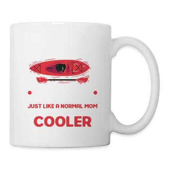 Kajak Kajakfahrer Kanu Outdoor Wasserkajak - Tasse - Weiß - Rechts