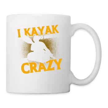Kajak Kajakfahrer Kanu Outdoor Wasserkajak - Tasse - Weiß - Rechts