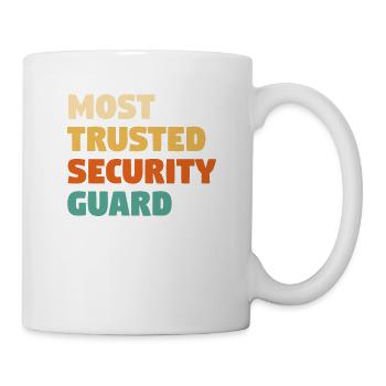 Application de la loi des agents de sécurité les plus fiables - Mug blanc - blanc - Droite
