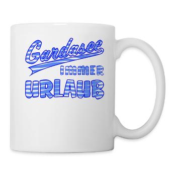 GARDASEE IMMER URLAUB - Tasse - Weiß - Rechts