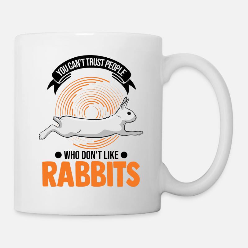 Lapin lapin lapin lapin - Mug blanc - blanc
