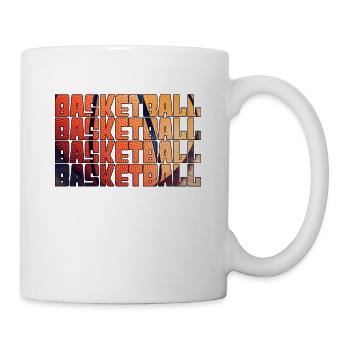 Basket-ball - Mug blanc - blanc - Droite