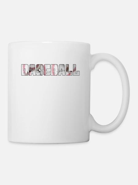 baseball - Tasse - Weiß