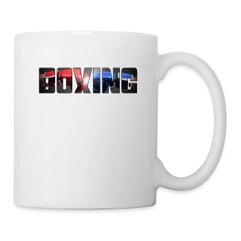 Boxe - Mug blanc - blanc - Droite