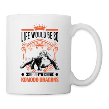 Komodo dragon Gift Komodo Dragon monitor lizard - Mug - white - Right