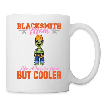 La mère forgeron aime une maman régulière mais plus cool - Mug blanc - blanc - Droite