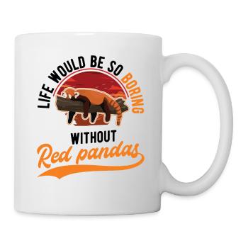 Cadeau Red Panda - Mug blanc - blanc - Droite