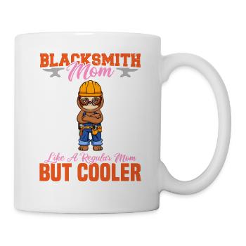 La mère forgeron aime une maman régulière mais plus cool - Mug blanc - blanc - Droite