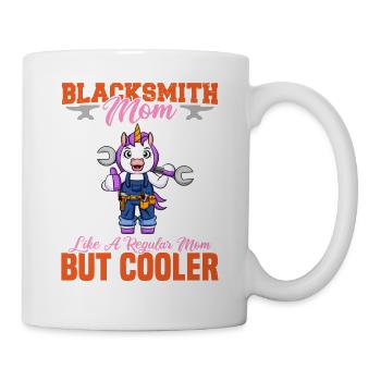 La mère forgeron aime une maman régulière mais plus cool - Mug blanc - blanc - Droite