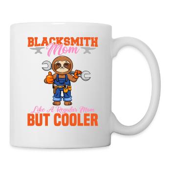 La mère forgeron aime une maman régulière mais plus cool - Mug blanc - blanc - Droite