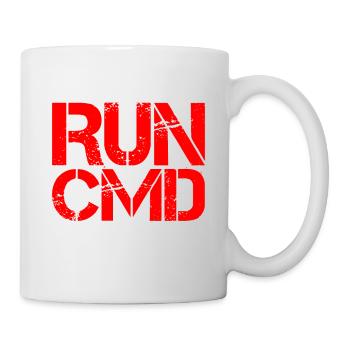 Exécuter Cmd 4 - Mug blanc - blanc - Droite