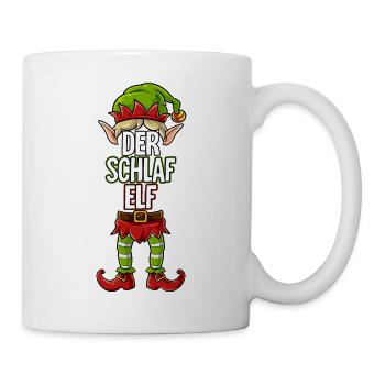 Schlaf Elf Partnerlook Weihnachten - Tasse - Weiß - Rechts