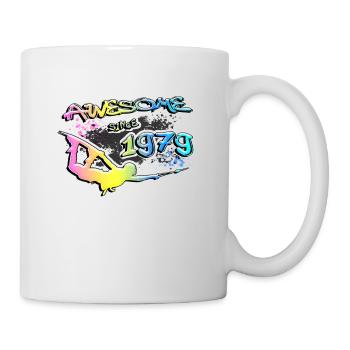 Awesome since 1979. Wakeboard Lifestyle - Mug - white - Right