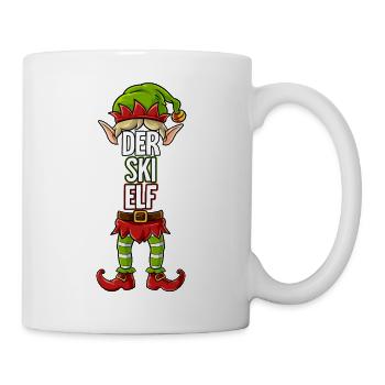 Ski Elf Partnerlook Weihnachten - Tasse - Weiß - Rechts