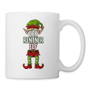 Rentner Elf Partnerlook Weihnachten - Tasse - Weiß - Rechts