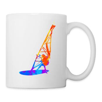 Surf Windsurfing Windsurfer Cadeau - Mug blanc - blanc - Droite