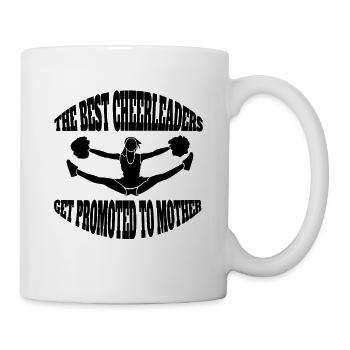 Cheerleader Cheerleading Mutter Cheerleaderin Mama - Tasse - Weiß - Rechts