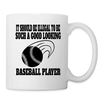Baseball Lovers Baseball Gift Jeu de baseball - Mug blanc - blanc - Droite