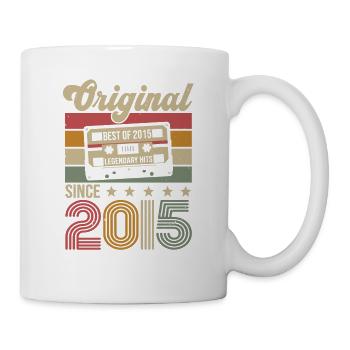 Vintage Geburtstag Original Geschenkidee 2015 - Tasse - Weiß - Rechts