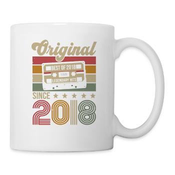 Vintage Birthday Original Gift Idea 2018 - Mug - white - Right
