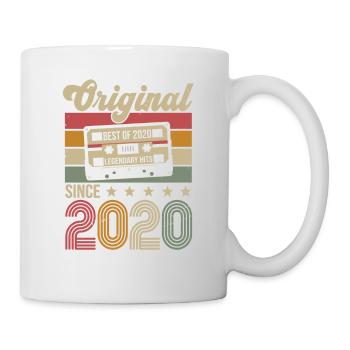 Vintage Geburtstag Original Geschenkidee 2020 - Tasse - Weiß - Rechts