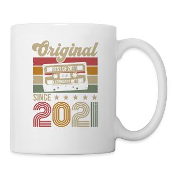 Anniversaire Vintage Idée Cadeau Original 2021 - Mug blanc - blanc - Droite