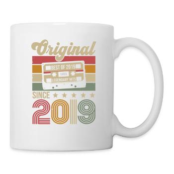 Vintage Birthday Original Gift Idea 2019 - Mug - white - Right